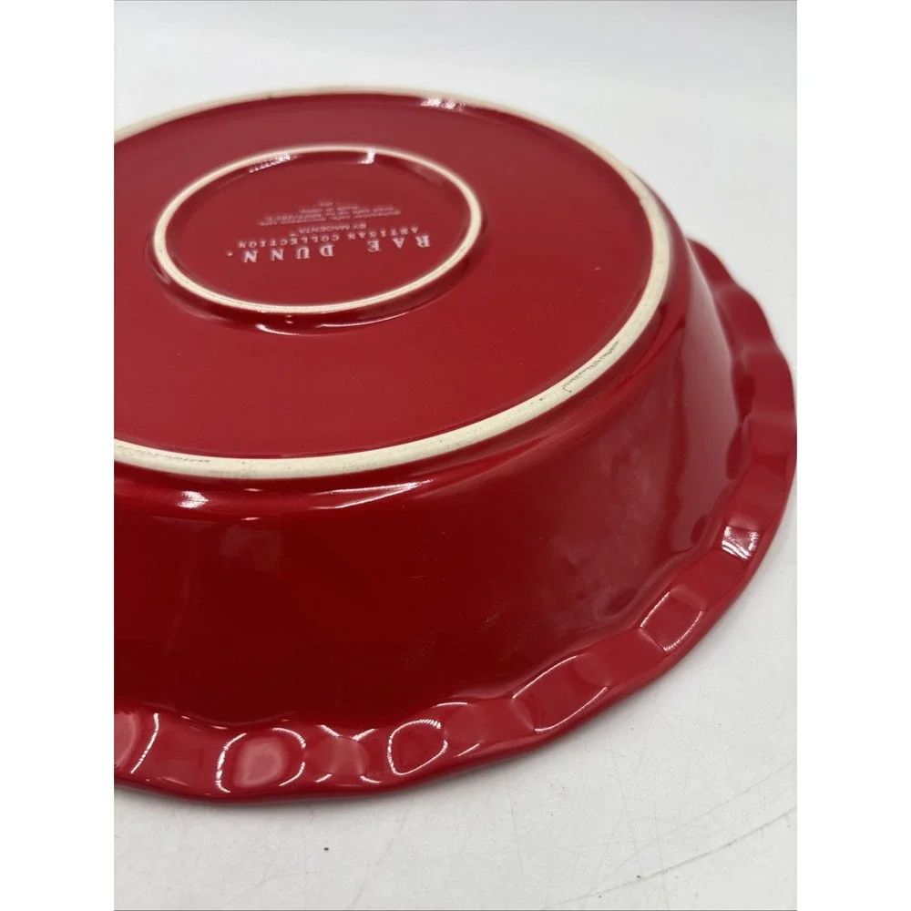 Rae Dunn Christmas Pie Plate 